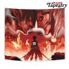 Burning Attack on Titan Tapestry