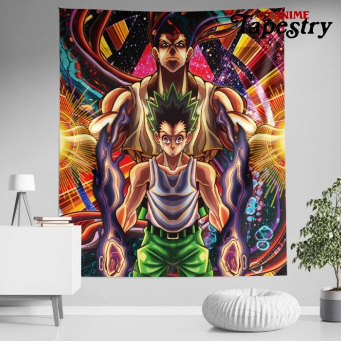 Trippy Gon Freecss Hunter X Hunter Tapestry