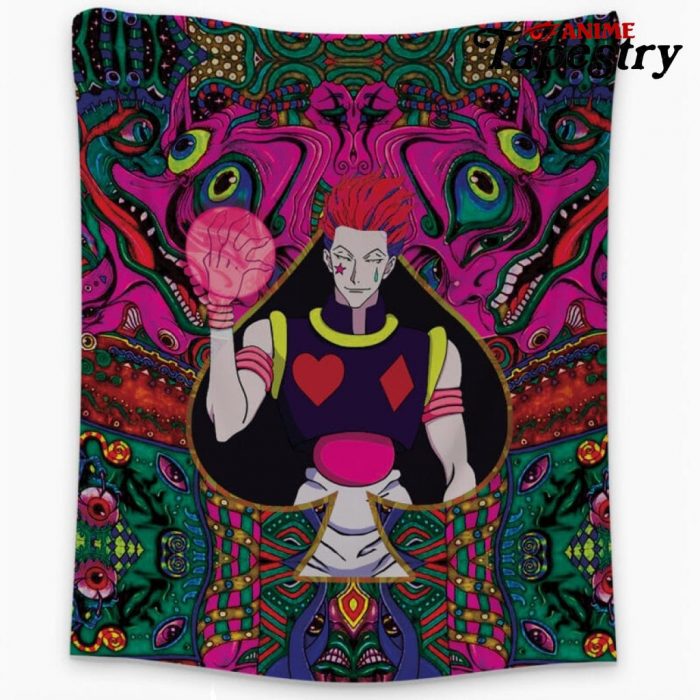 Trippy Mystic Faces Hisoka Hunter X Hunter Tapestry