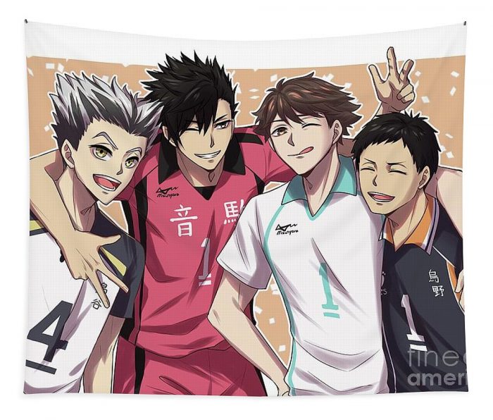 1 haikyuu captains ujang kilong - Anime Tapestry Store