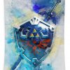 1 hylian shield artwork big mall - Anime Tapestry Store