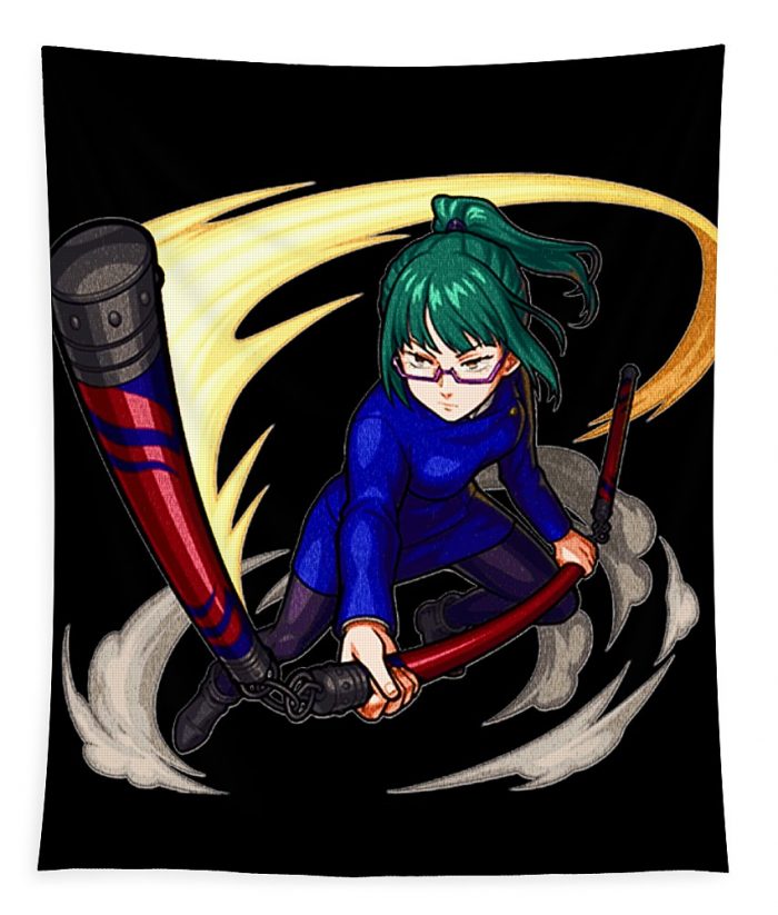 1 jujutsu kaisen maki zenin rosiana rosiana transparent - Anime Tapestry Store