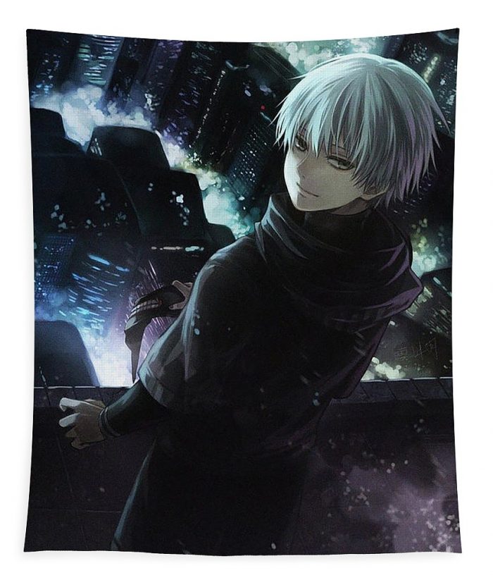 12 ken kaneki coy fisher - Anime Tapestry Store