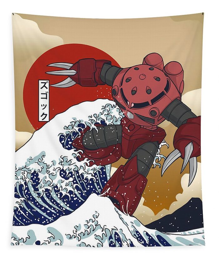 19 gundam casey stone - Anime Tapestry Store