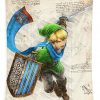 2 link artwork big mall - Anime Tapestry Store