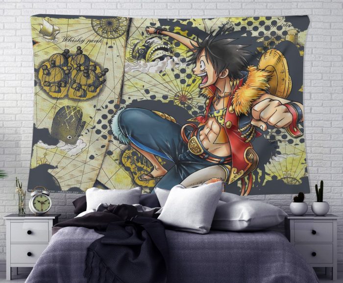 Monkey D. Luffy One Piece Tapestry Room Decor