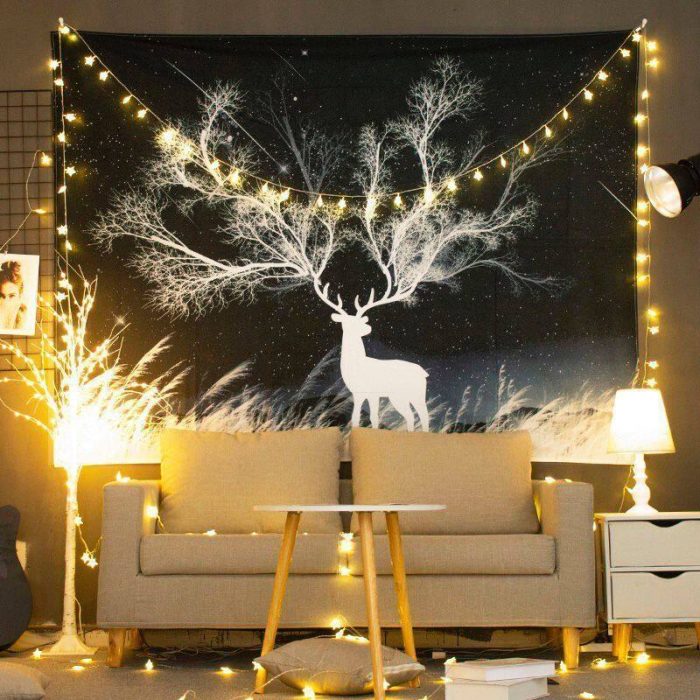 Deer Tree Tapestry Room Decor