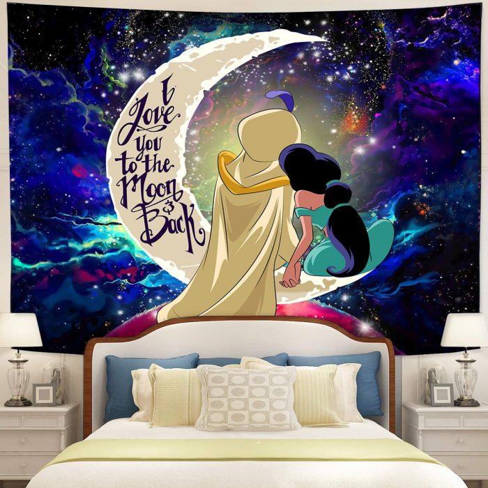 Aladin Moon And Back Tapestry Room Decor