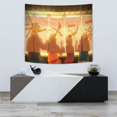 Naruto Sasuke Kakashi Team 7 Anime Tapestry Room Decor