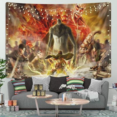 Attack on Titan 1 Anime Tapestry Room Decor