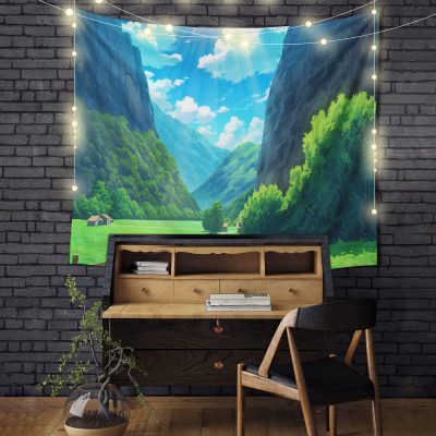 Beautiful Valley Tapestry Room Decor