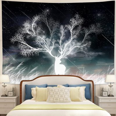 Deer Tree Tapestry Room Decor