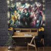 Demon Slayer Team Tapestry Room Decor