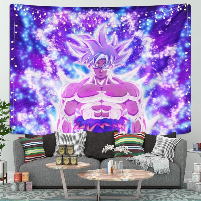 Dragon Ball Goku Ultra Instinct Anime Tapestry Room Decor