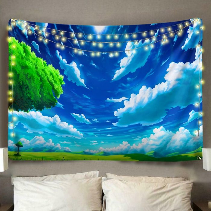 Anime Sky Tapestry Room Decor