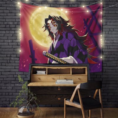 Kokushibou Demon Slayer Anime Tapestry Room Decor