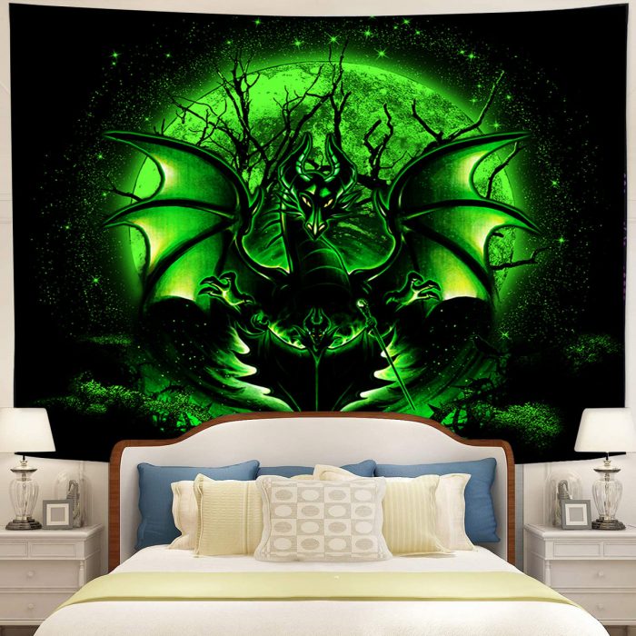 Maleficent Moonlight Tapestry Room Decor