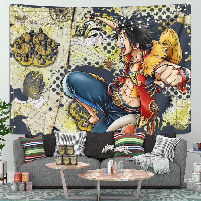 Monkey D. Luffy One Piece Tapestry Room Decor