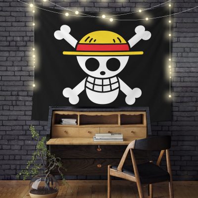 One Piece Skull Anime Tapestry Room Decor