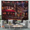 Paris Le Hibou Cafe Tapestry Room Decor