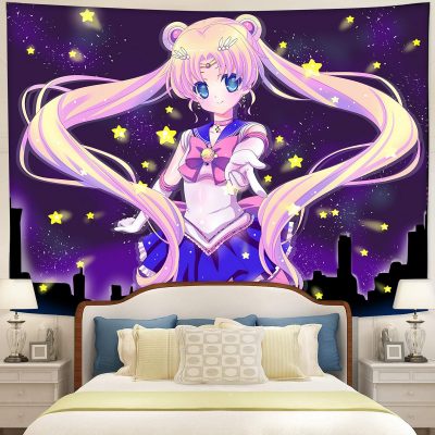 Sailor Moon Anime Girl Tapestry Room Decor