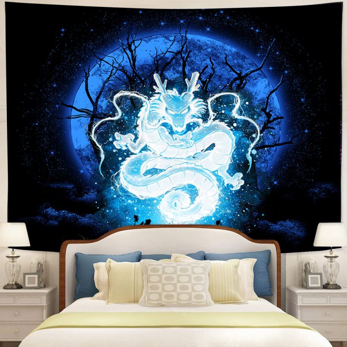 Shenron Dragon Ball Moonlight Tapestry Room Decor