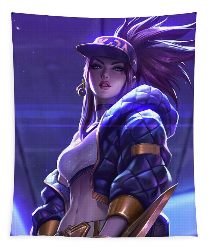 akali kda katsu shirai - Anime Tapestry Store