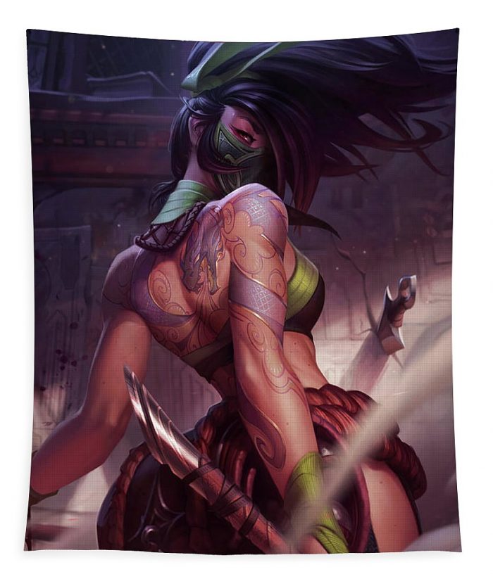 akali the rogue assassin katsu shirai - Anime Tapestry Store