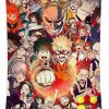 all heroes purwa dew - Anime Tapestry Store