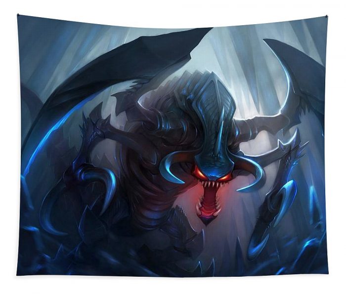 amazing fearsome ghastly cho gath dragon uhd art twister - Anime Tapestry Store