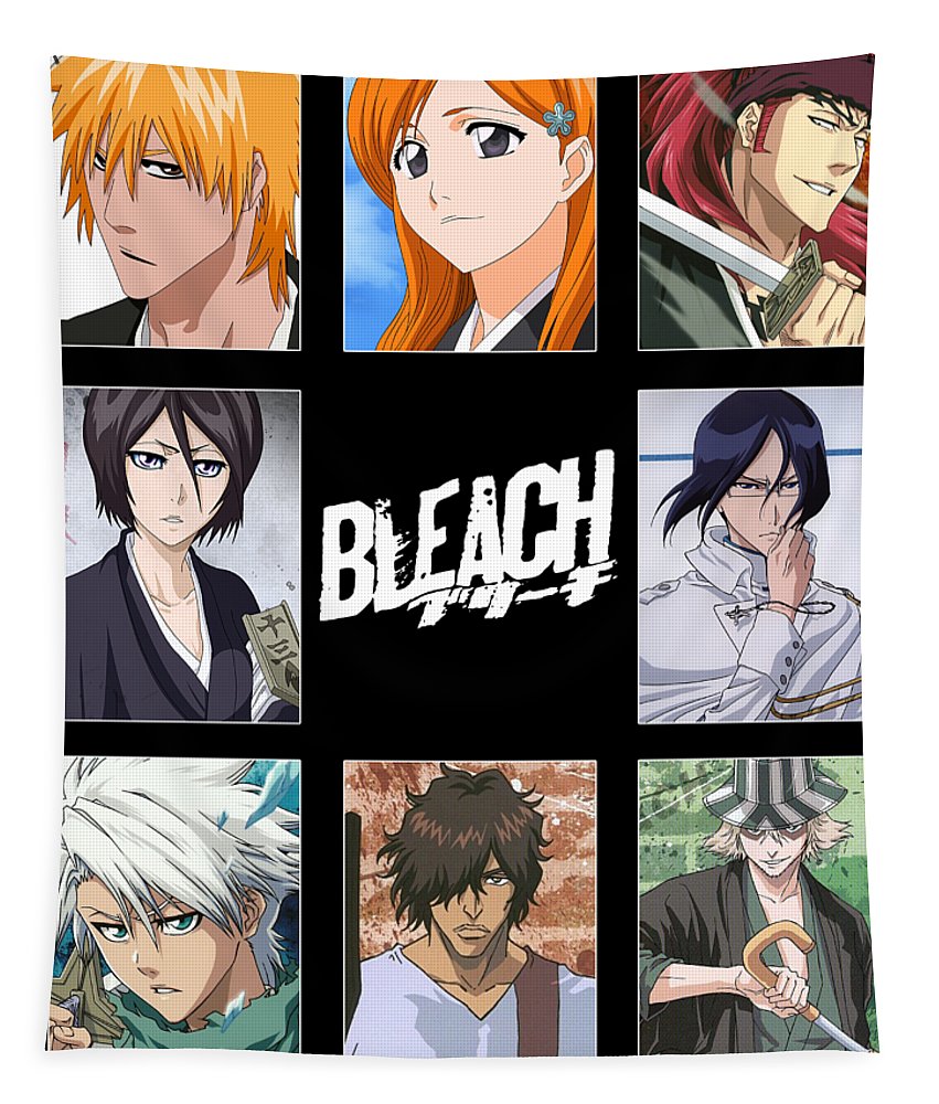 Anime Bleach Main Characters Tapestry - Anime Tapestry Store