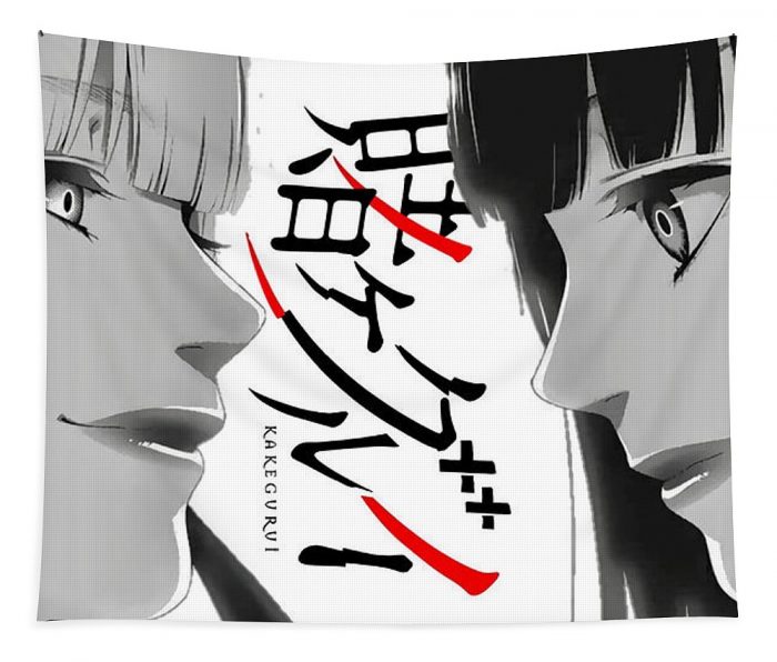 anime manga kakegurui yumeko jabami and kirari eden grant - Anime Tapestry Store