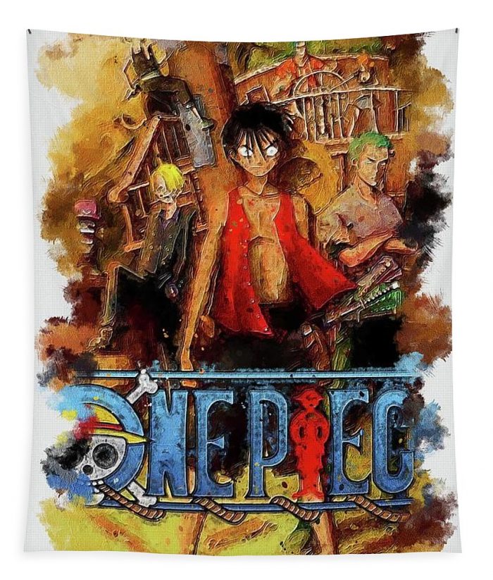 anime one piece garett harold - Anime Tapestry Store