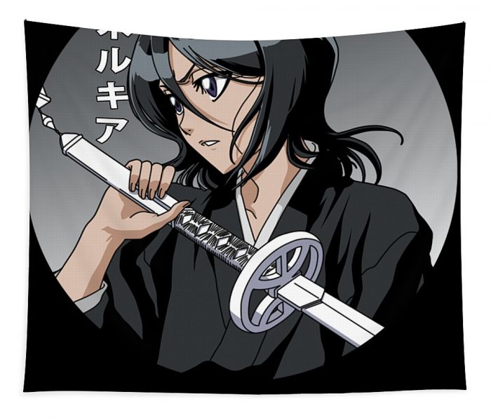 bleach japanese art rukia kuchiki fantasy anime transparent - Anime Tapestry Store