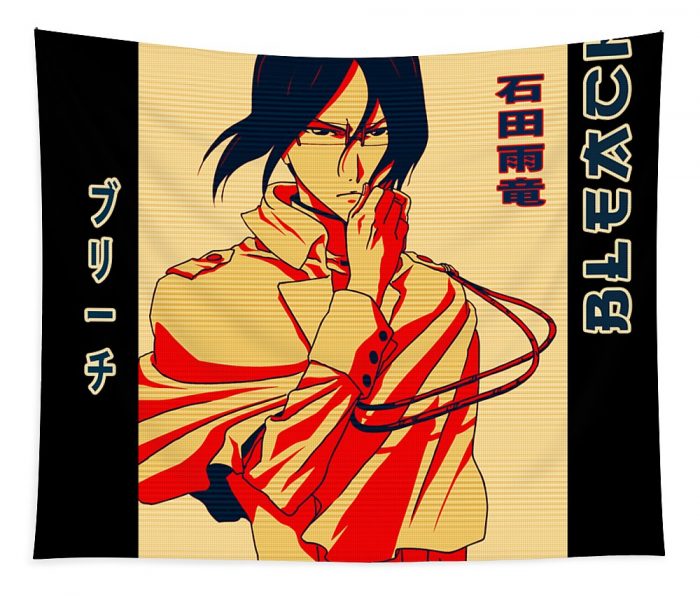 bleach uryu ishida retro art anime fantasy anime transparent - Anime Tapestry Store