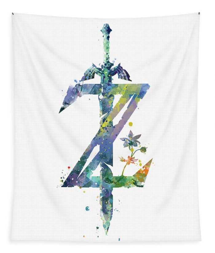 breath of the wild monn print transparent - Anime Tapestry Store