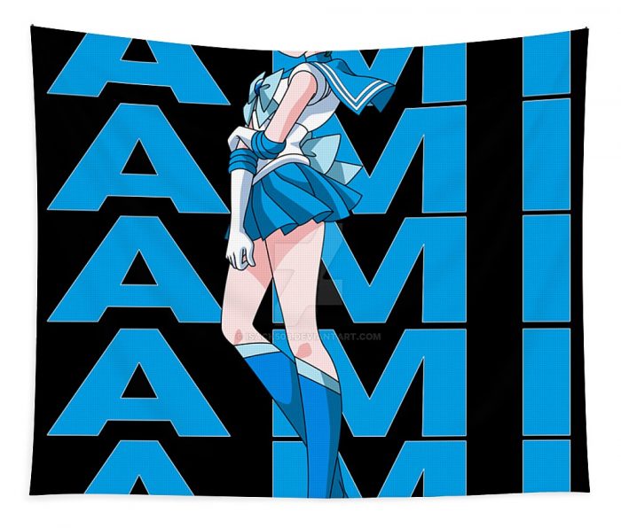 classic ami mizuno sailor moon anime gifts for fans gleam shinny transparent - Anime Tapestry Store