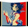 classic art sailor moon ami mizuno girl gifts idea gleam shinny transparent - Anime Tapestry Store