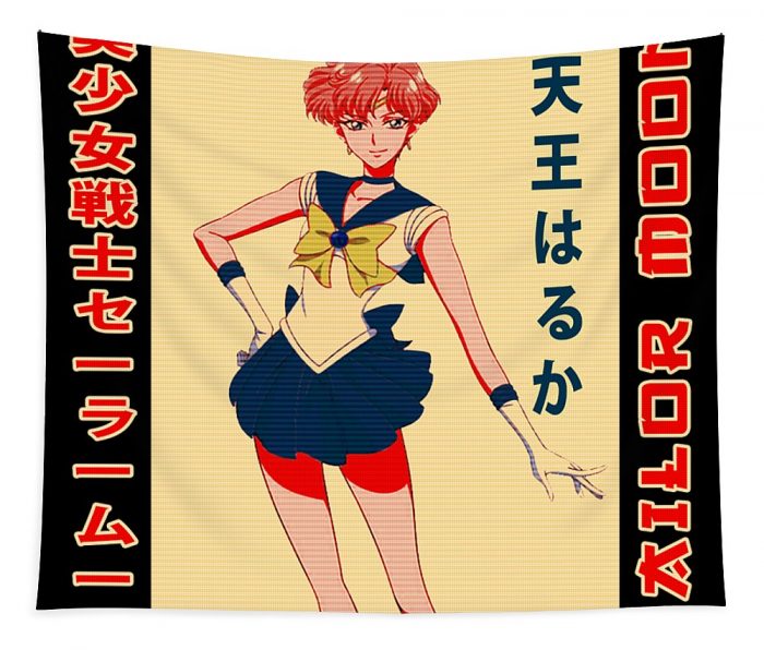 classic haruka sailor moon anime gifts for fans gleam shinny transparent - Anime Tapestry Store