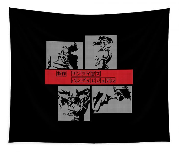 cowboy bebop reddi solet transparent - Anime Tapestry Store