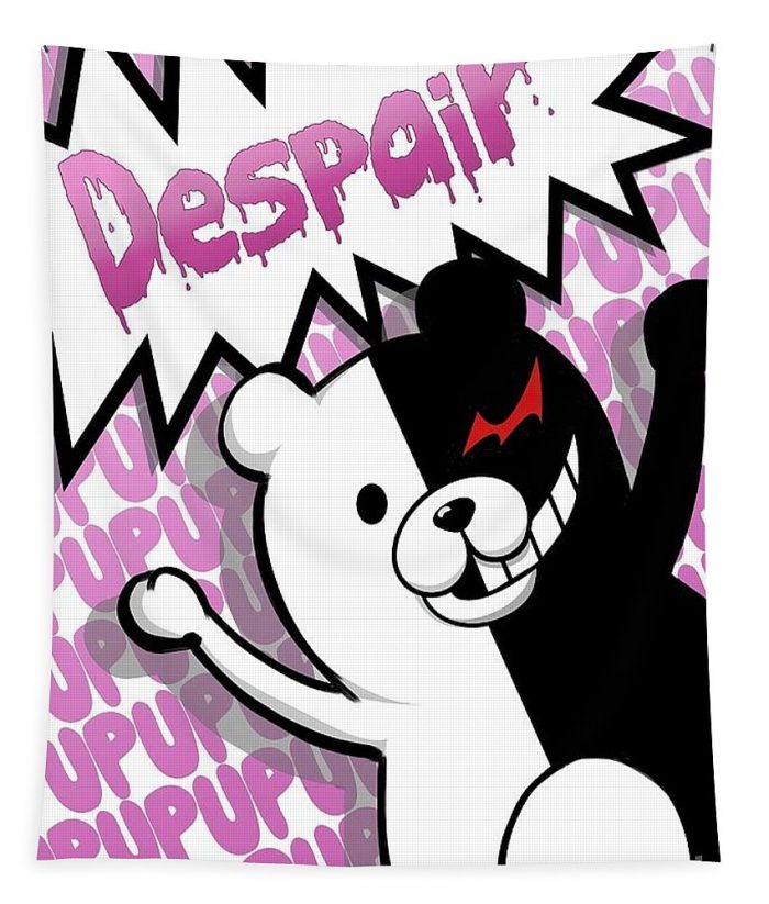 danganronpa monokuma despair alex mohammed - Anime Tapestry Store