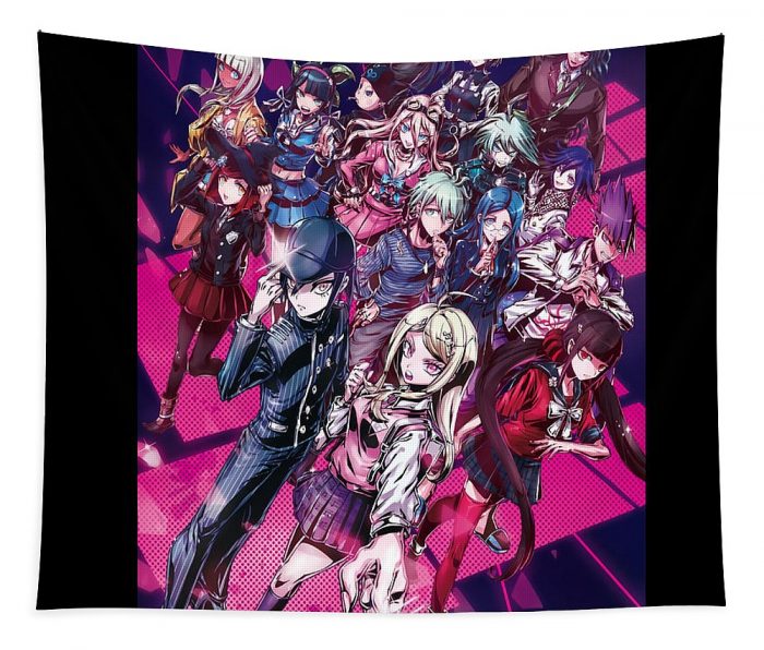 danganronpa poster nature 70s marshall zachary - Anime Tapestry Store