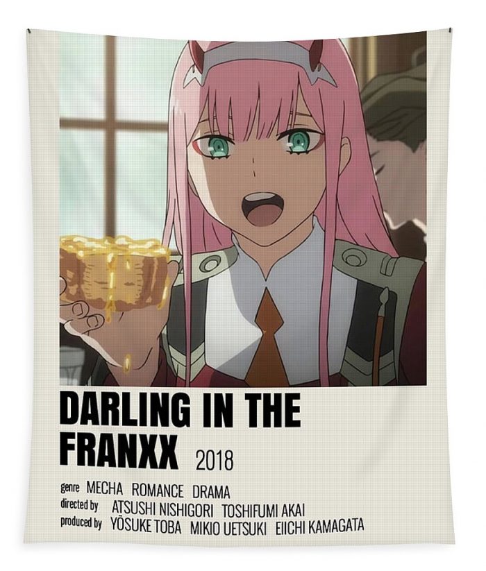 darling in the franxx minimalist poster poster dominic thomas - Anime Tapestry Store