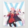 darling in the franxx zerotwo tapestries - Anime Tapestry Store