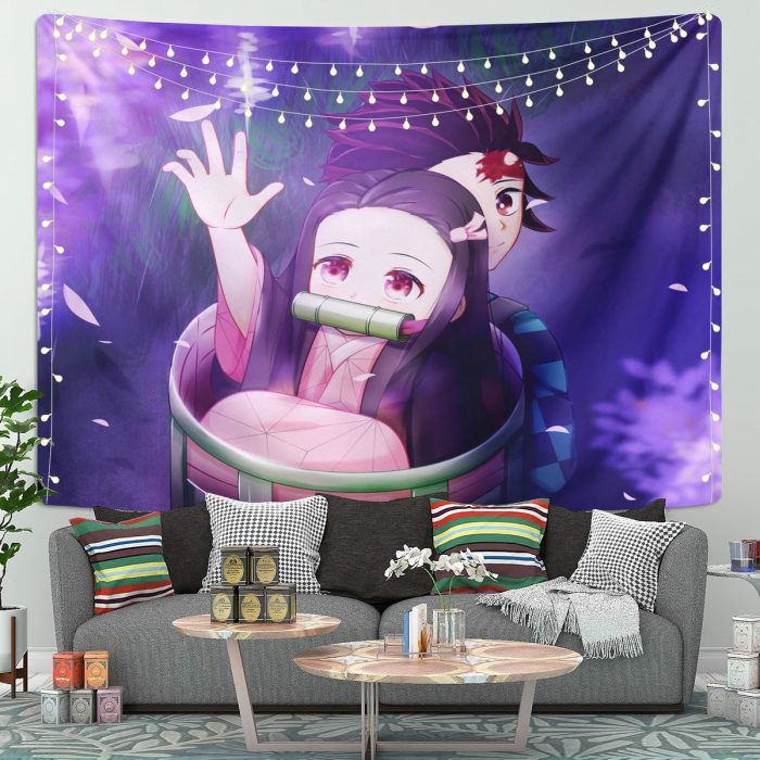 Demon Slayer Kimetsu No Yaiba Tapestry Room Decor