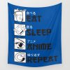 eat sleep anime3148867 tapestries - Anime Tapestry Store