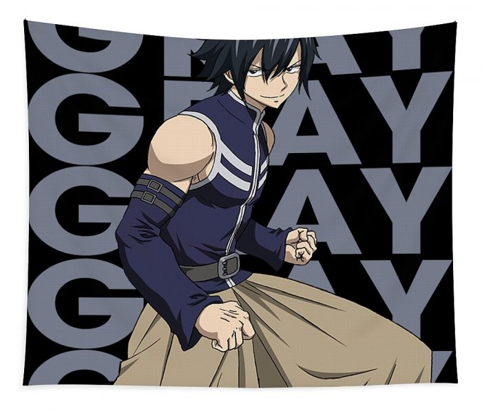 fairy tail gray fullbuster name anime anime art transparent - Anime Tapestry Store