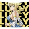 fairy tail lucy heartfilia name anime anime art transparent - Anime Tapestry Store