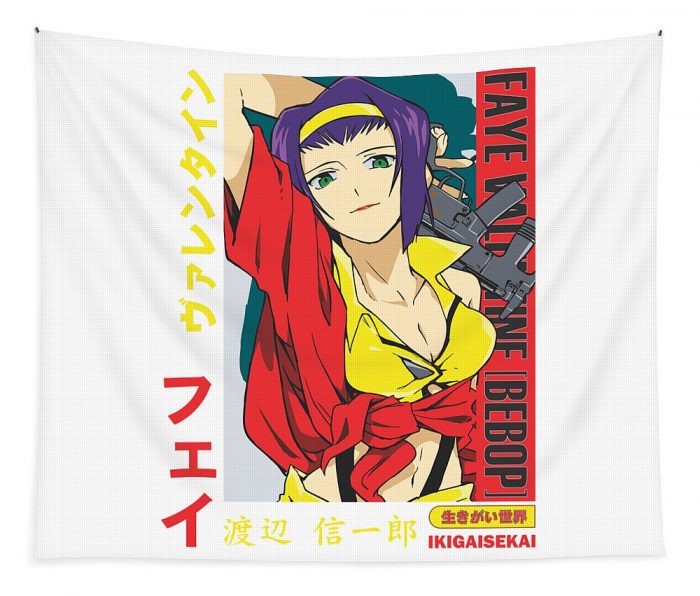 fansart faye valentine queen of hearts cowboy bebop heroes movie for child transparent - Anime Tapestry Store