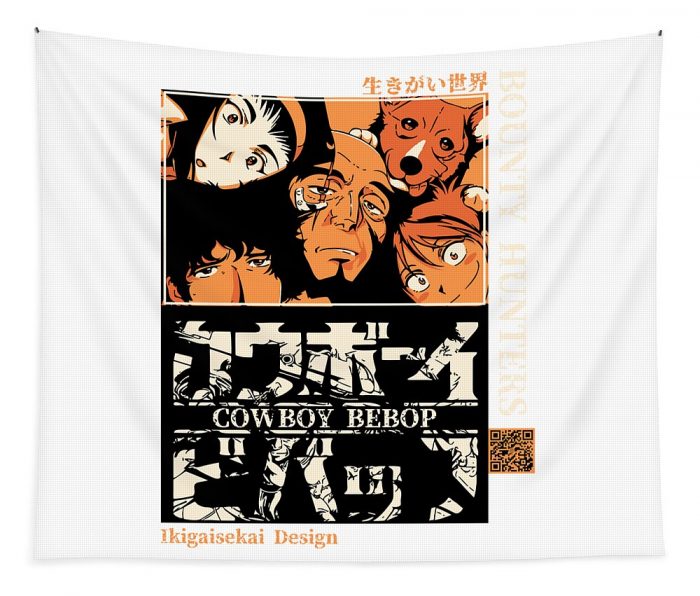 for men women bounty hunter vintage 2 cowboy bebop ikigaisekai heroes movie for child transparent - Anime Tapestry Store